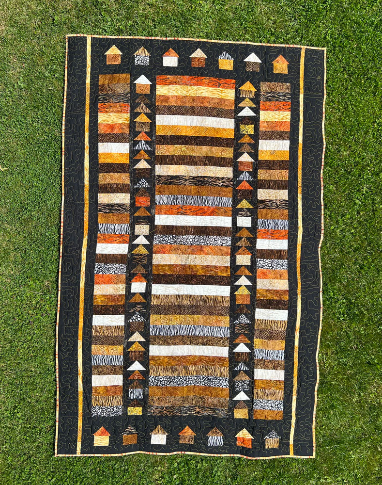 Quilt-001 Flair von Afrika - Disegno-Vincenzo Quilts- und Drechselprodukte