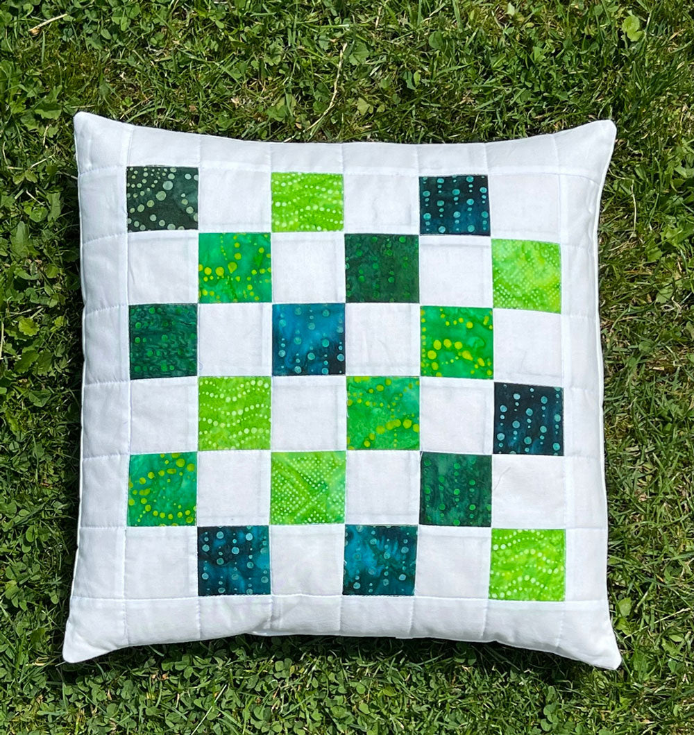 Quilt-004 Irish Quilt mit Elch - Disegno-Vincenzo Quilts- und Drechselprodukte
