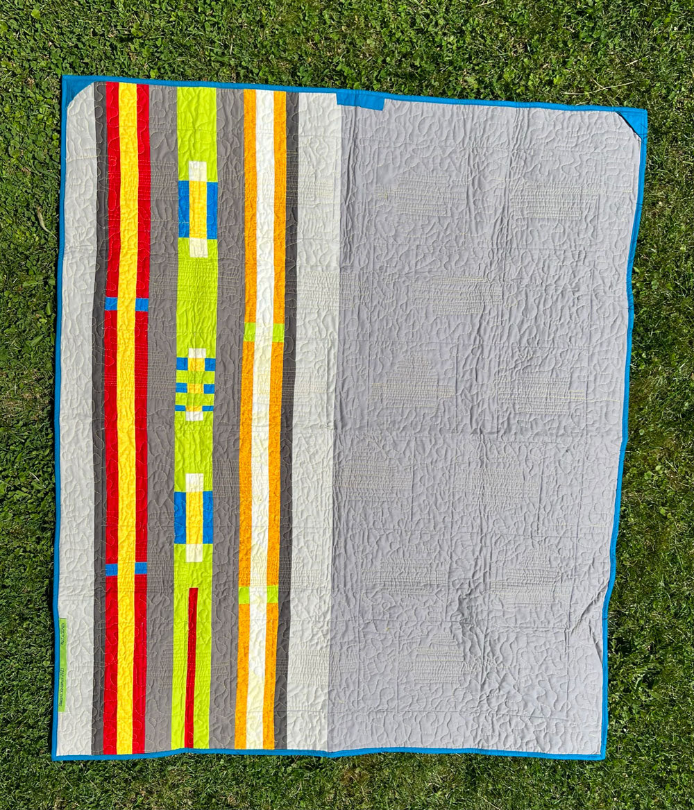 Quilt-010 Computer Virus mit Mutation - Disegno-Vincenzo Quilts- und Drechselprodukte