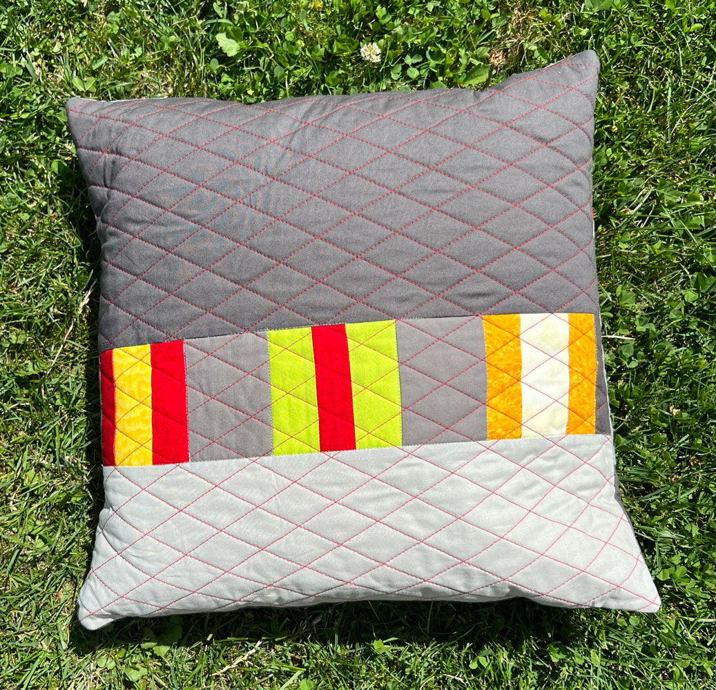 Quilt-011 Kissen zur Decke Computer-Viren - Disegno-Vincenzo Quilts- und Drechselprodukte