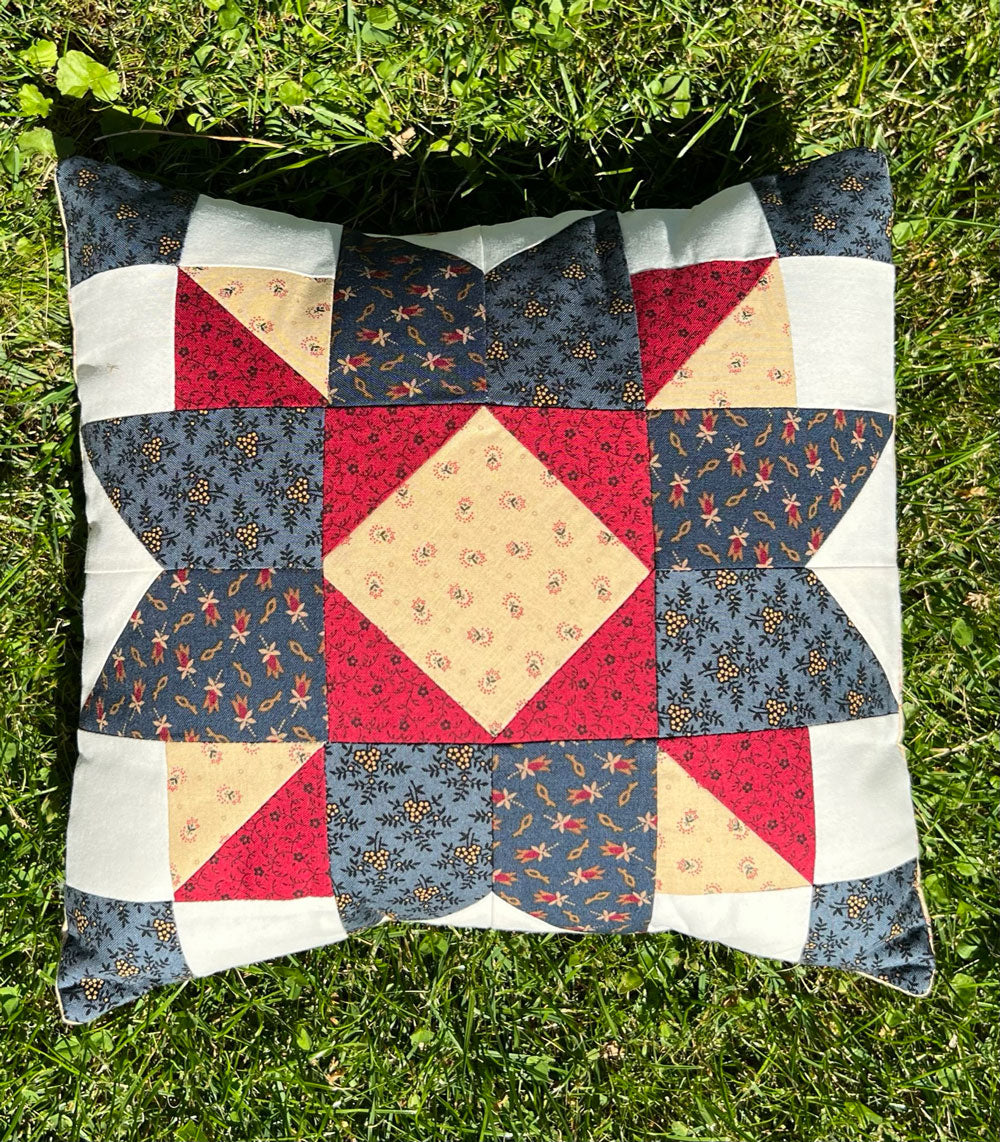 Quilt-017 Kissen zur Decke Eule in Irland - Disegno-Vincenzo Quilts- und Drechselprodukte