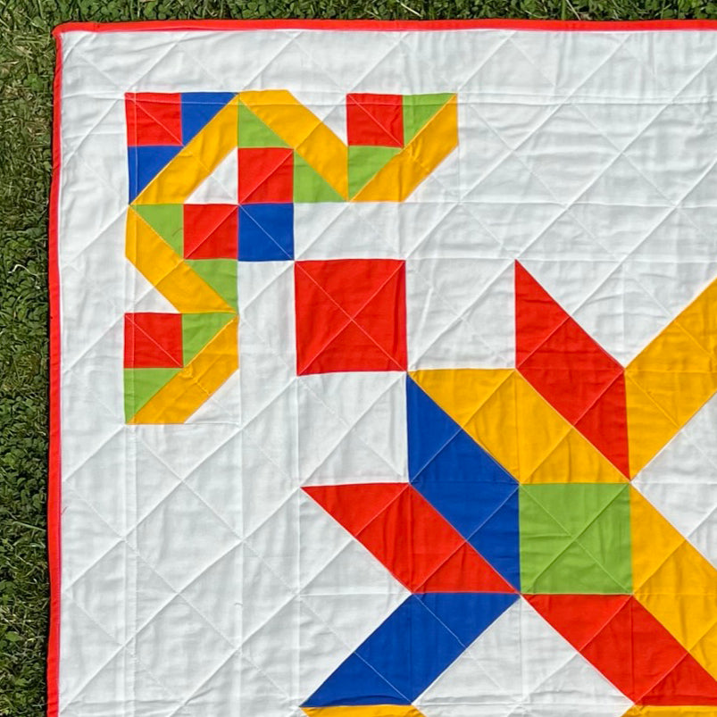 Quilt-003 Star of Casa Blanca - Disegno-Vincenzo Quilts- und Drechselprodukte