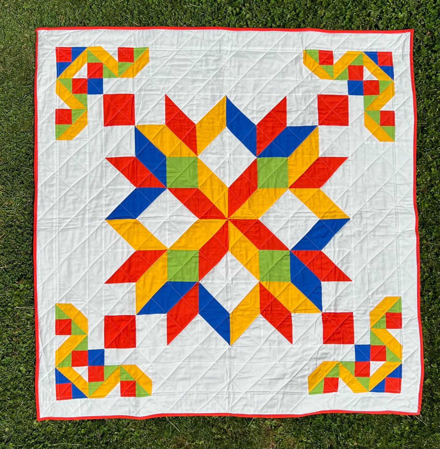 Quilt-003 Star of Casa Blanca - Disegno-Vincenzo Quilts- und Drechselprodukte 